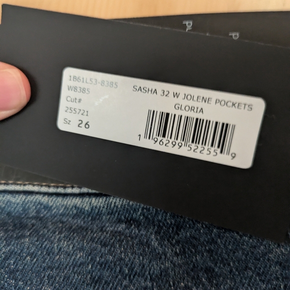 Paige Sasha Wide Leg Jeans Size 26 - Picture 10 of 12